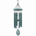 Campanella eolica in metallo verde petrolio 85 cm - decorazione sospesa da interno ed esterno
